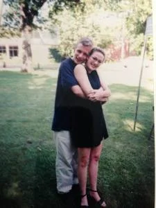 Jamie and I celebrating my graduation from Ole Miss
