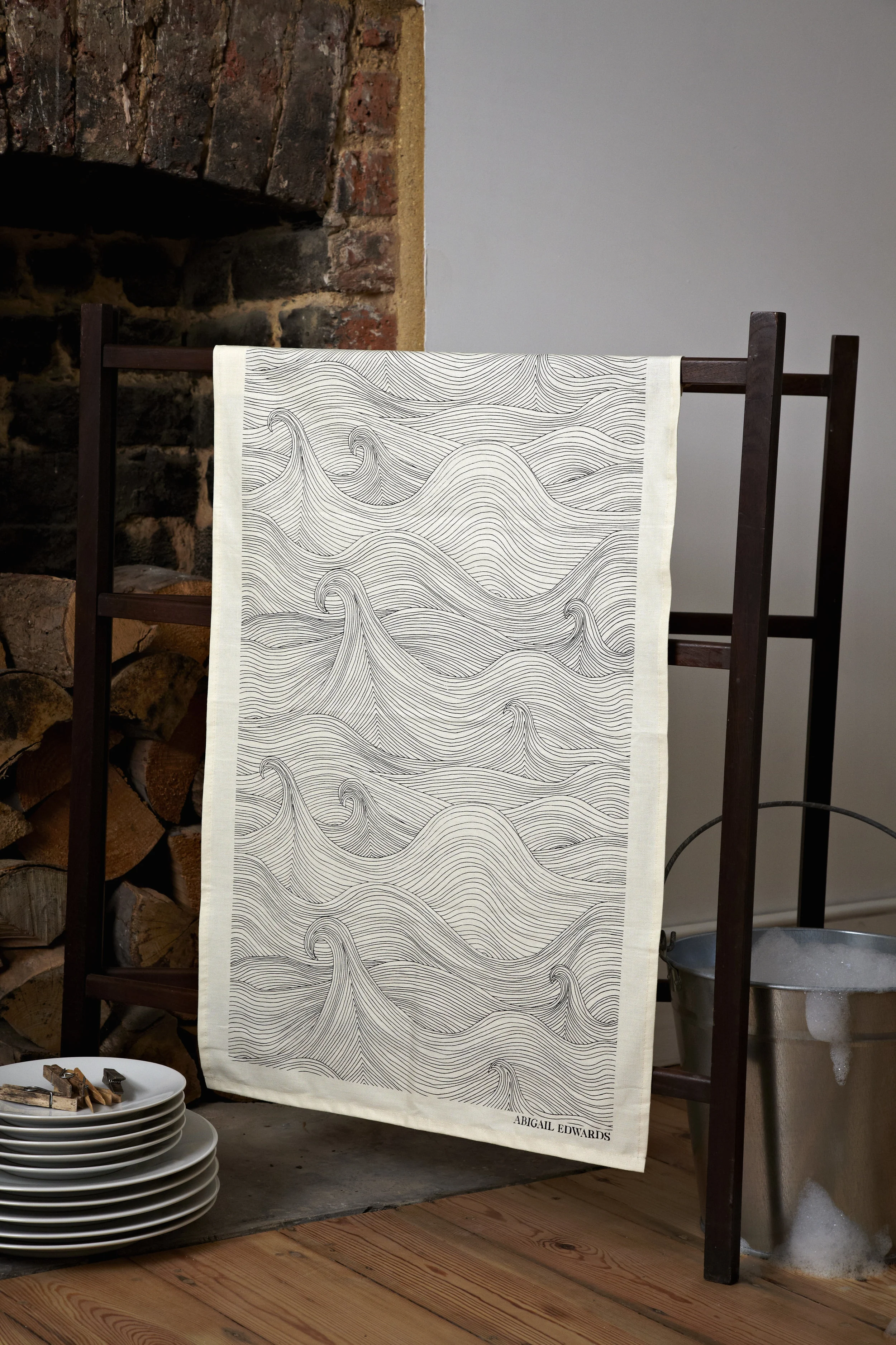 Abigail Edwards Seascape Tea Towel