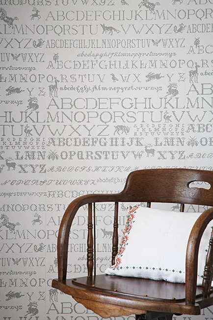 New wallpaper design ‘Cross Stitch’