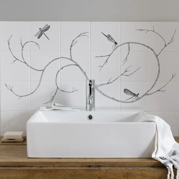 Dragonfly Mural in Period Living