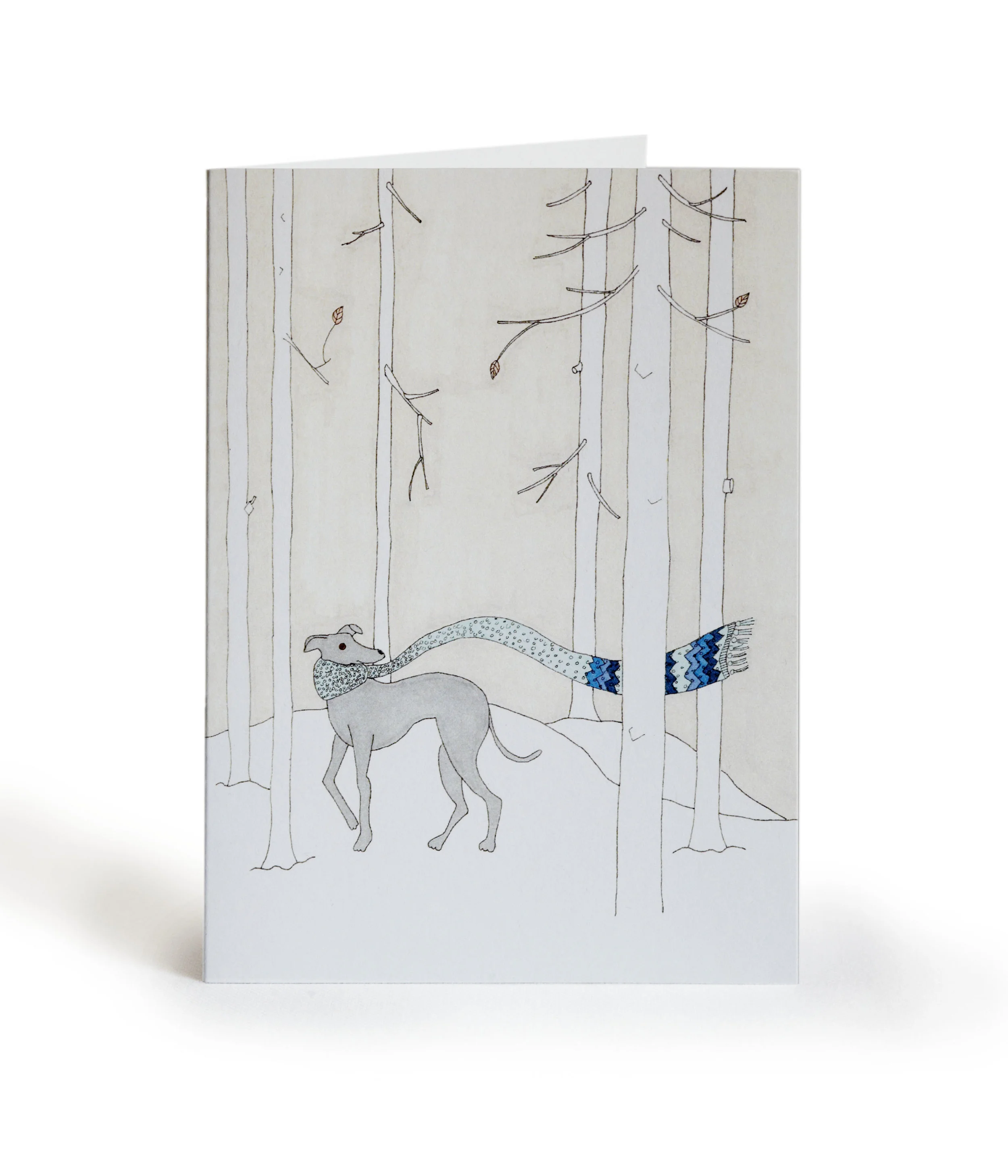 Claude's Winter Walk greetings cards