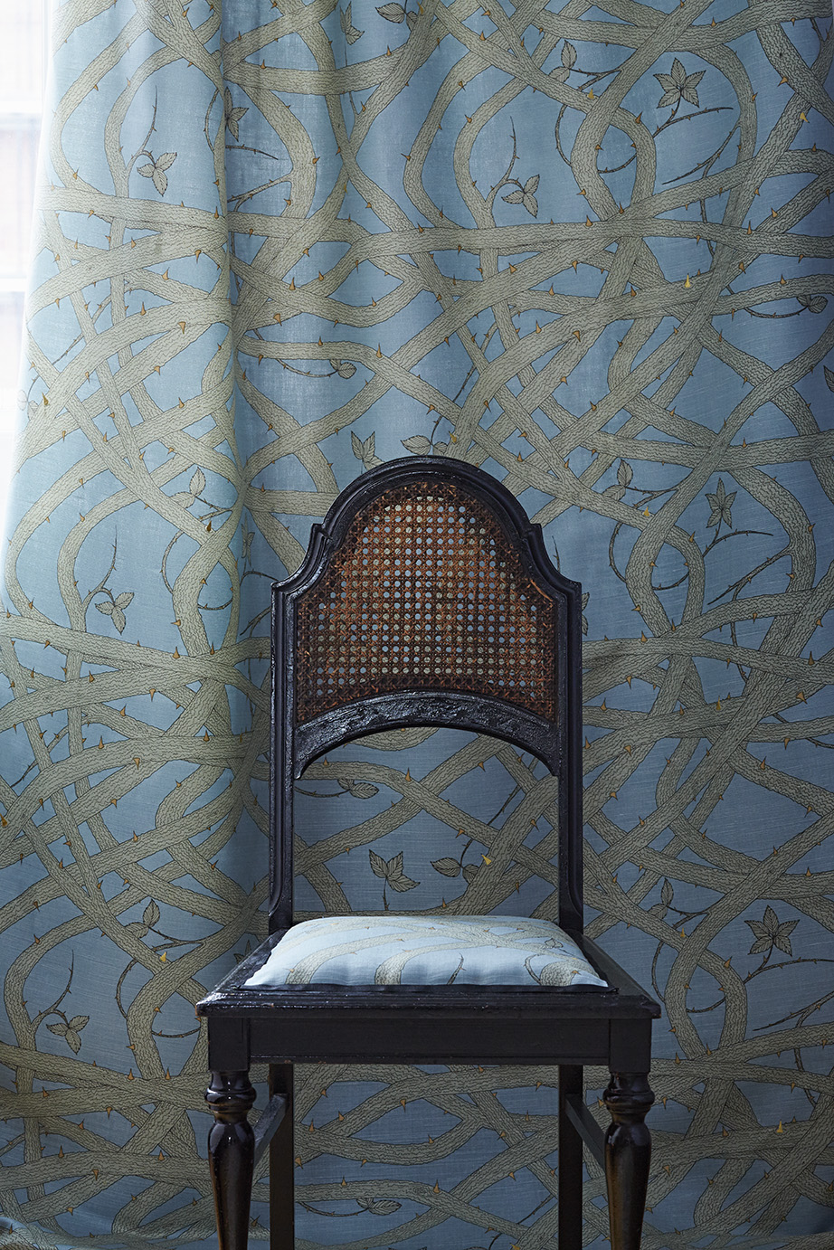 Brambleweb linen/cotton union by Abigail Edwards