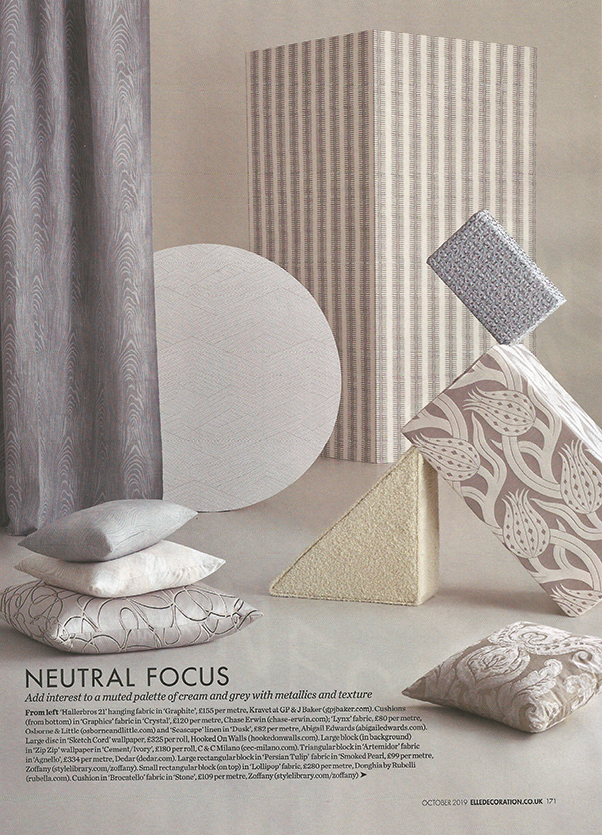 Seascape in Dusk in Elle Decoration