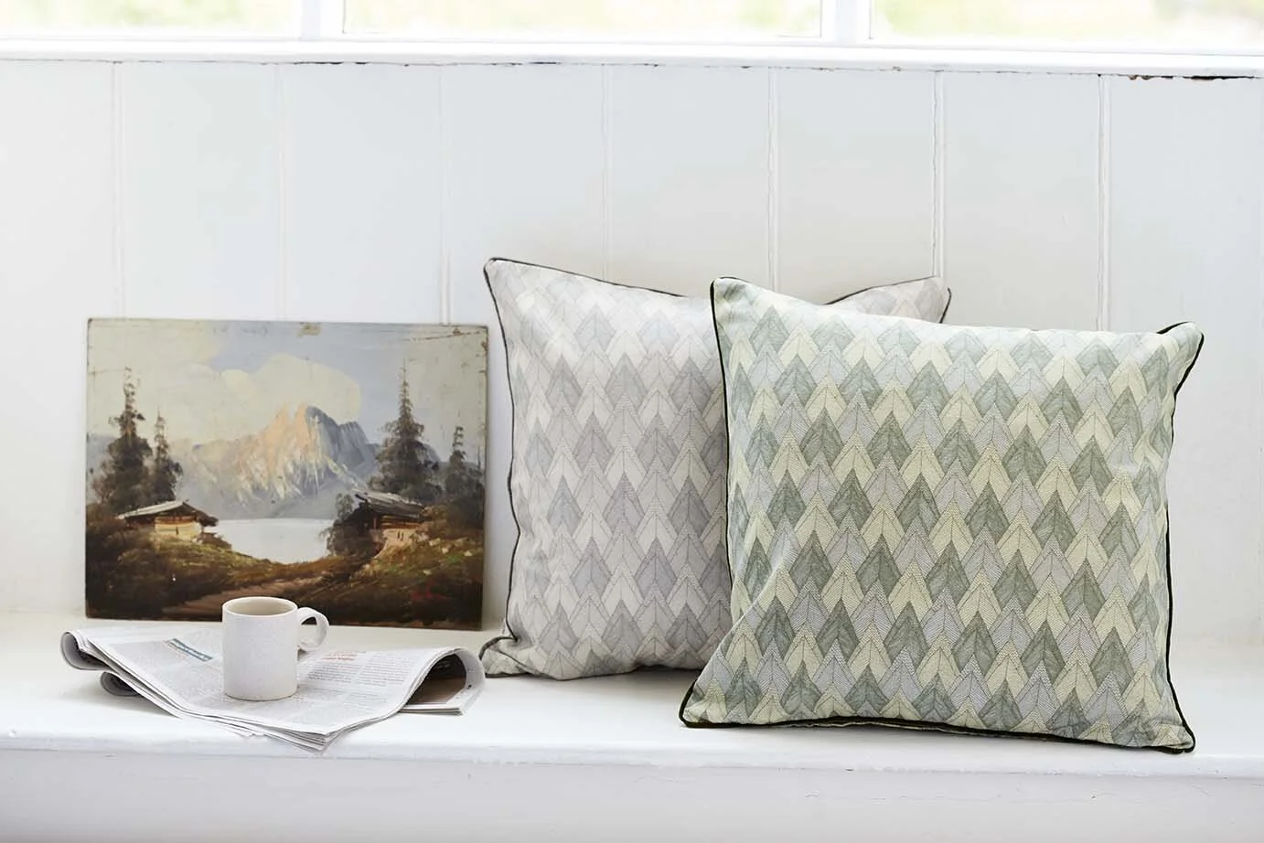 Mountainous Forest Cushion Cover