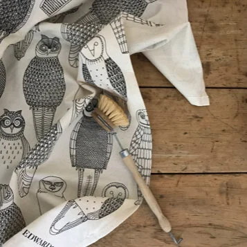 Owls of the British Tea Towel