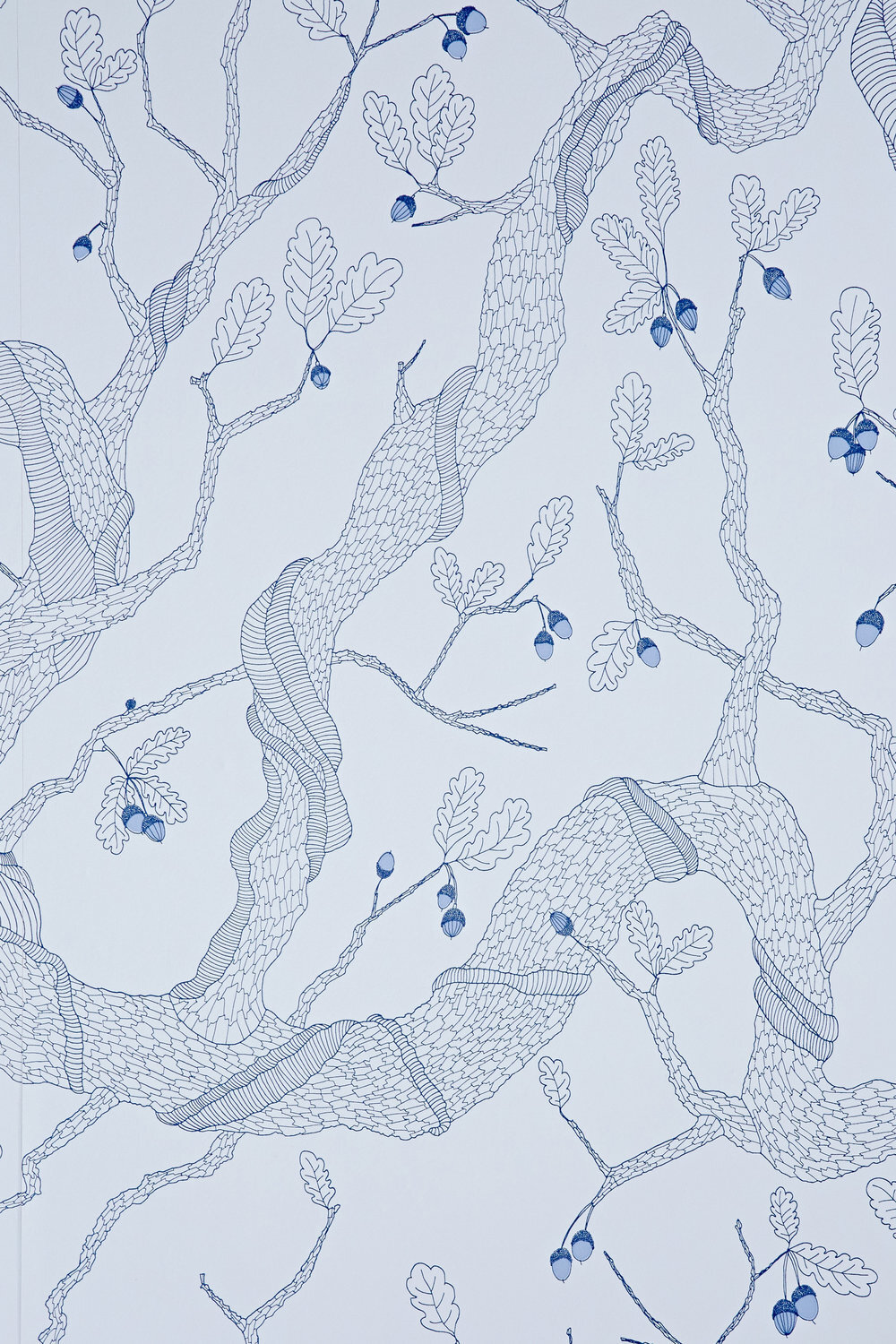 Oak Tree Wallpaper Swatch: First Light