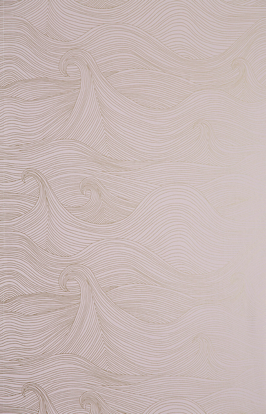 Seascape Wallpaper Swatch: Sunrise