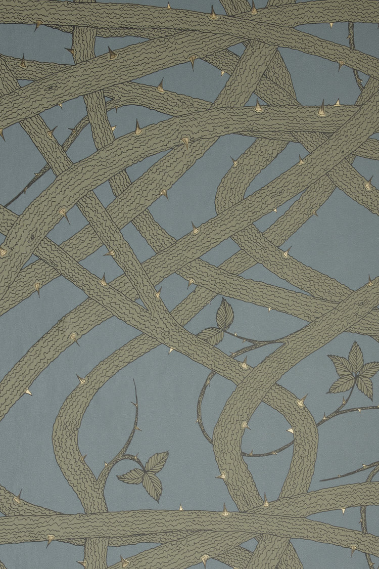 Brambleweb Wallpaper Swatch: Dusk