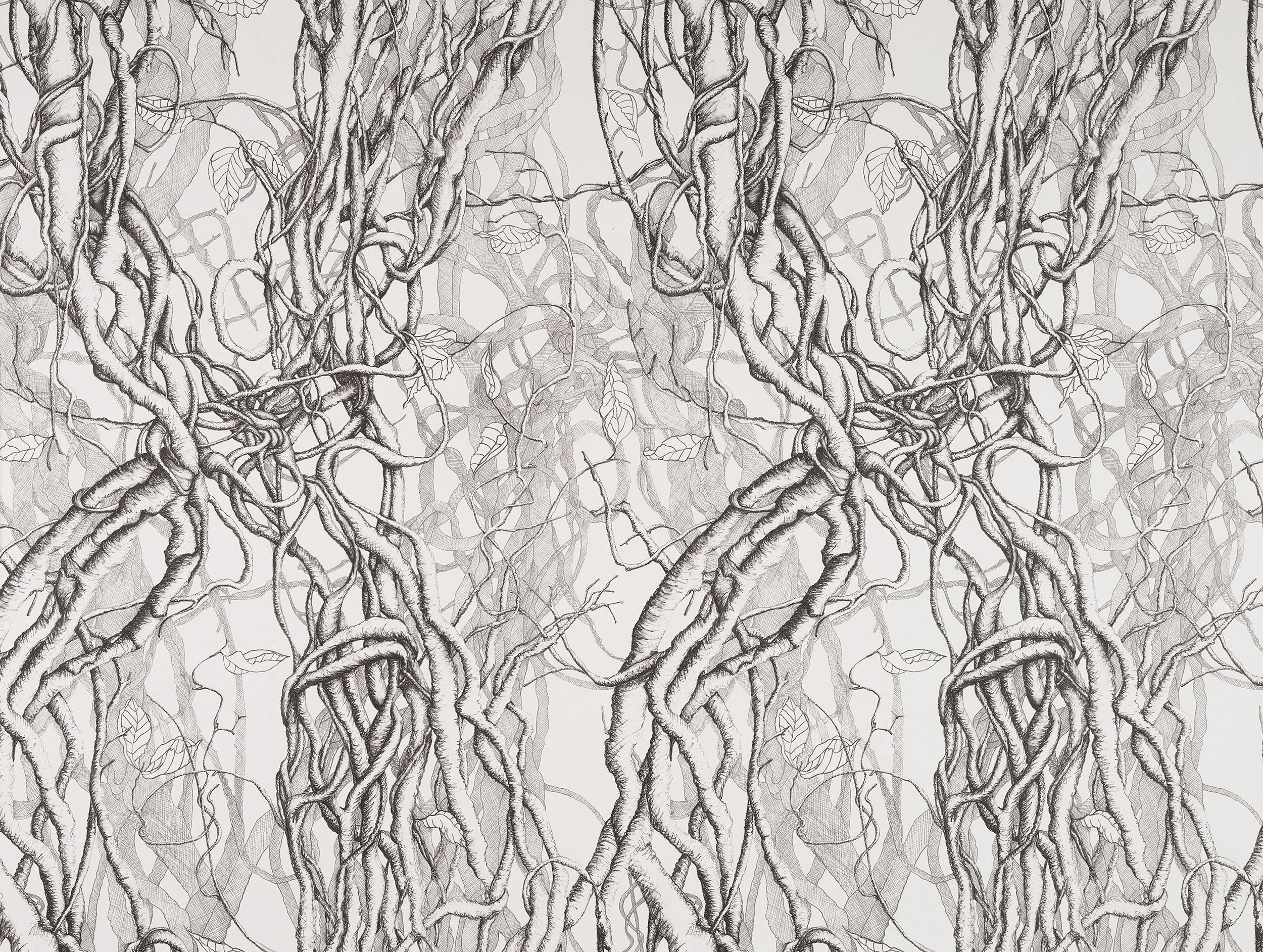 Misselthwaite Wallpaper Swatch: Charcoal