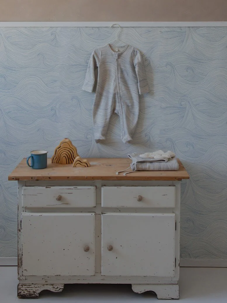 Now you can dress your little one to match their nursery with gorgeous little Seascape outfits from @organiczoo 🌊🌊🌊