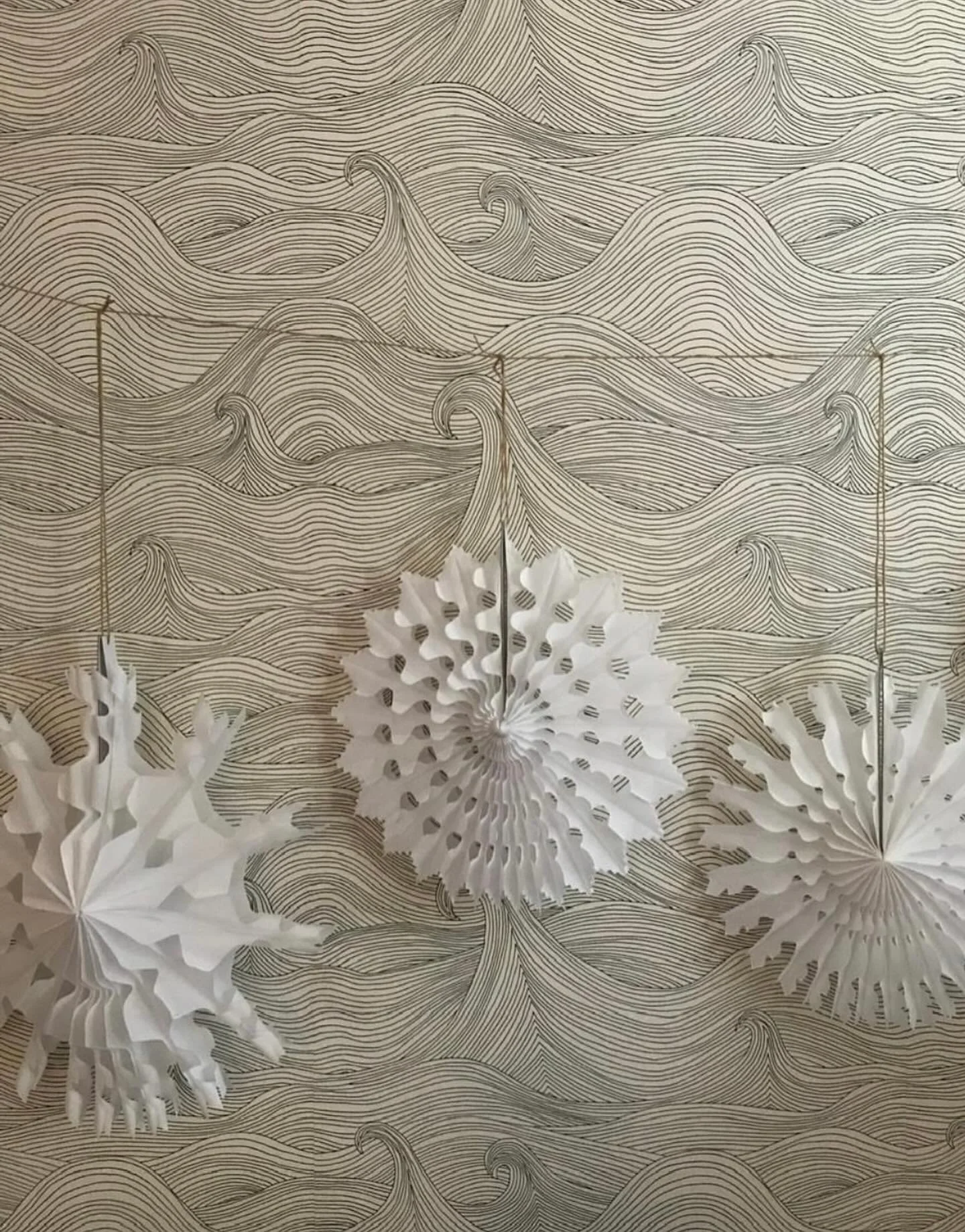 Seascape in Winter Wallpaper at photographer and garden designer @gemma.mount &lsquo;s home 🌊🌊❄️