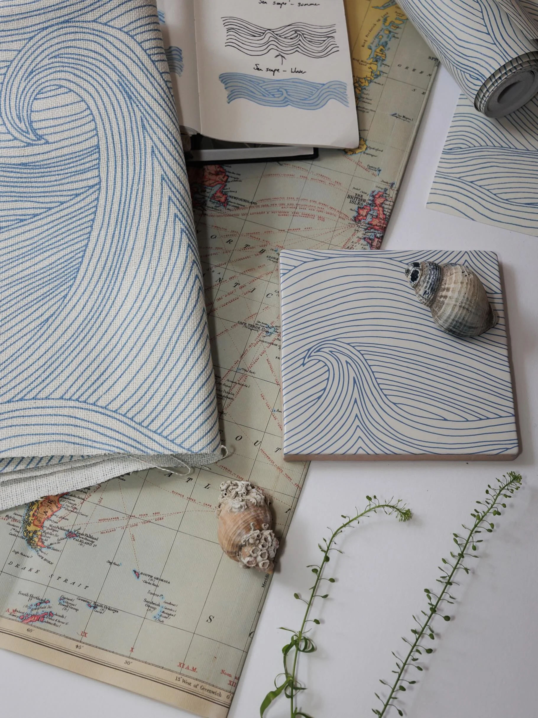 Seascape at Solstice, now available as wallpaper, tiles and recycled linen bringing the quiet of the coast into your home 🌊🌊
Photo @catherinerachelphotos