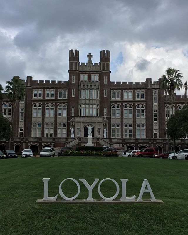 Loyola is another #coolcollegetoconsider in New Orleans right next door to Tulane. #music #masscomm #dance and fresh sushi for lunch!