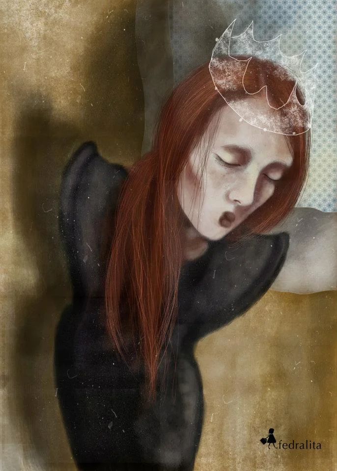 MY QUEEN 80 x 100 cm (max. 3m hight) Print on "William Turner" Hahnemühle