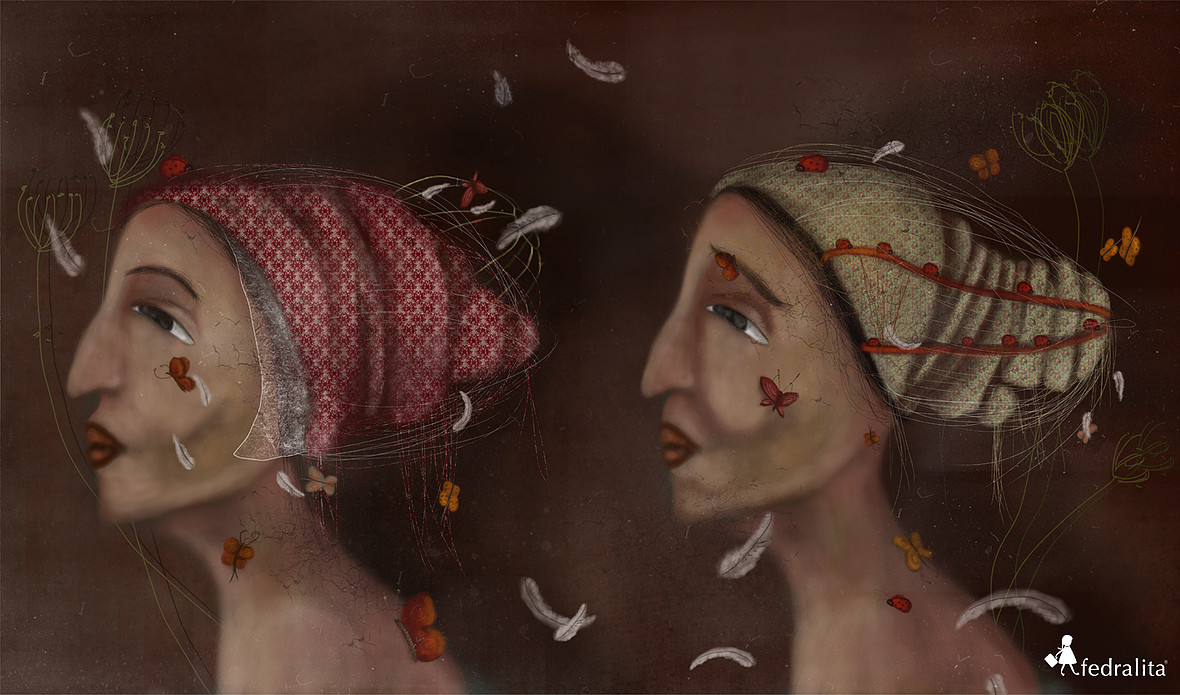 ALTER EGO 80 x 150 cm (max. 3m length) Print on "William Turner" Hahnemühle