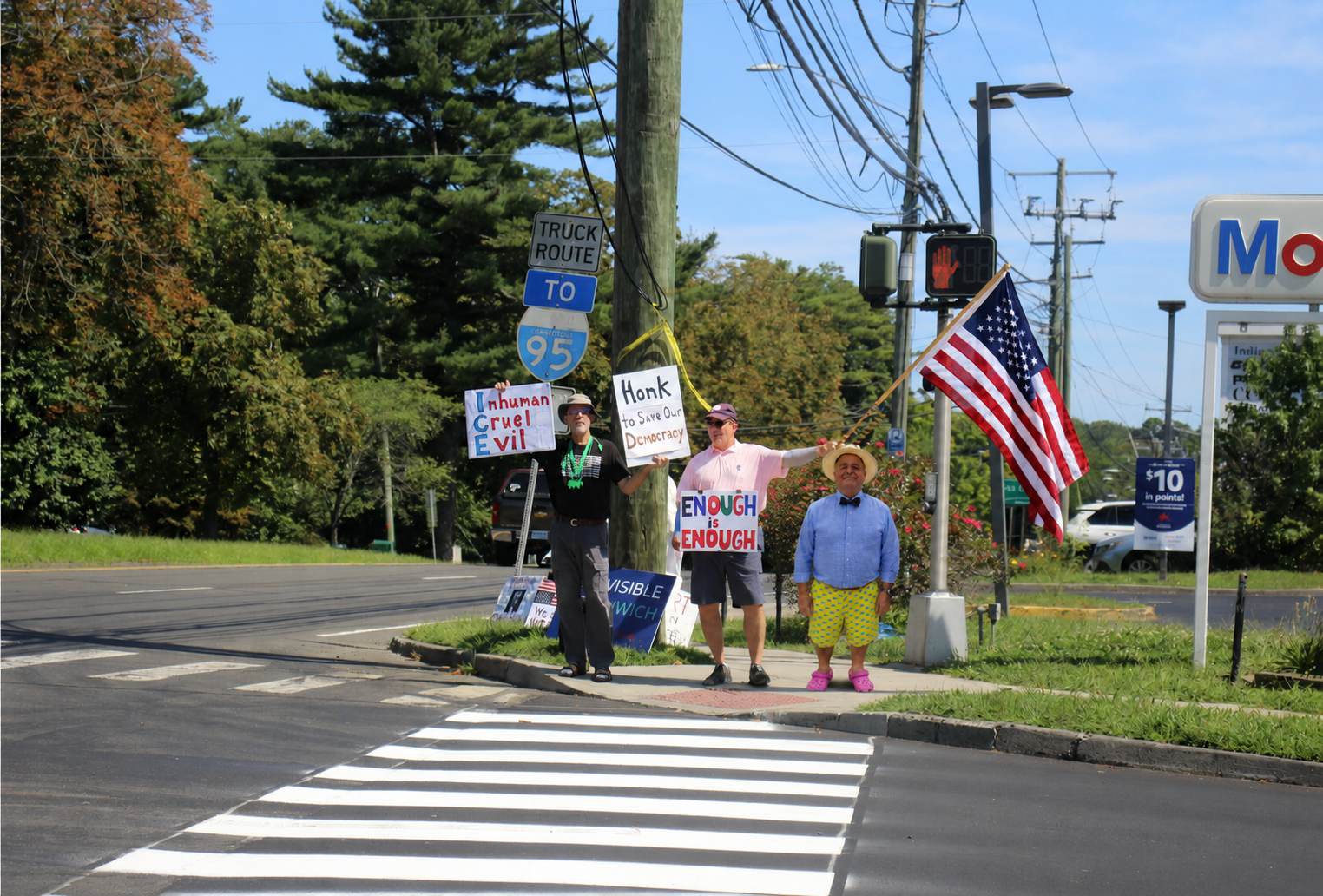 Cos Cob protest.png