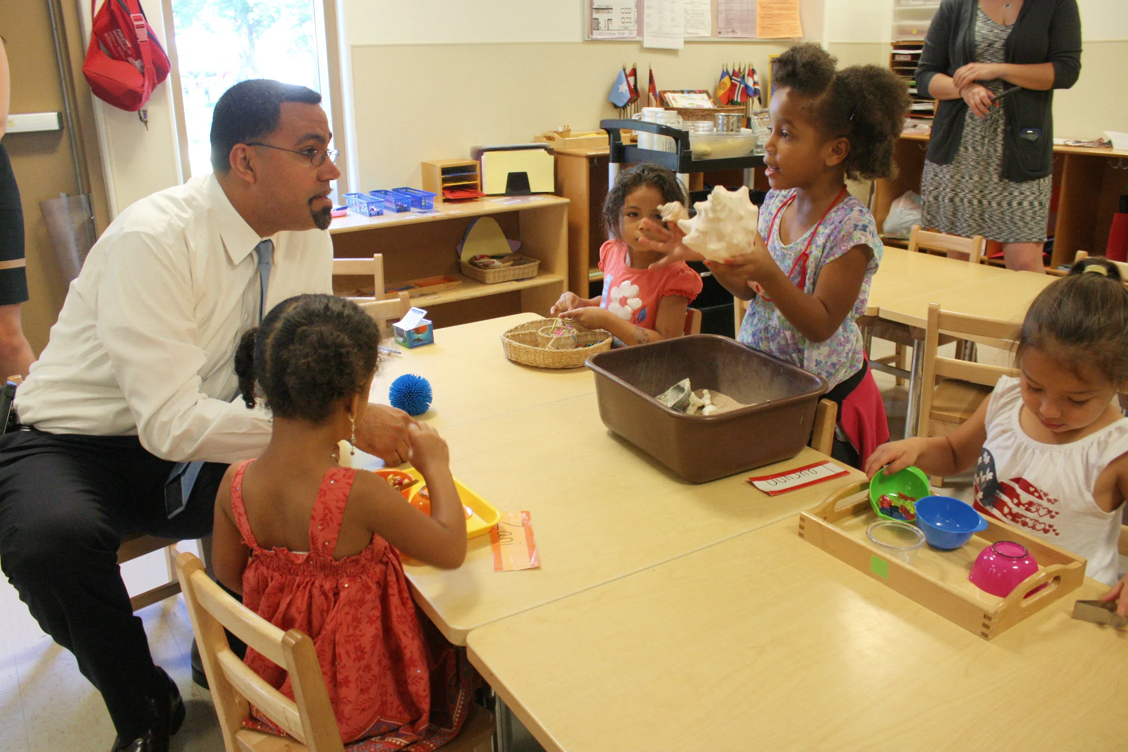 The Education Secretary drops in on Yale 