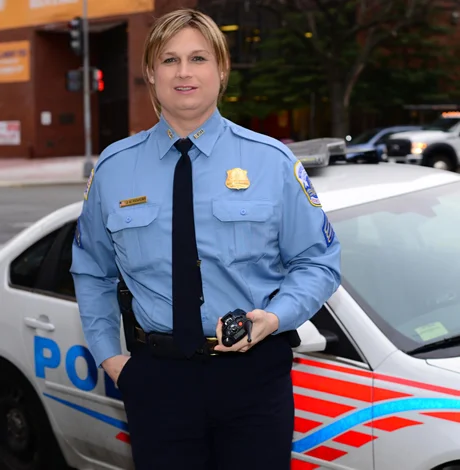 To service and, perhaps, protect: Jessica Hawkins is ready to receive new interns