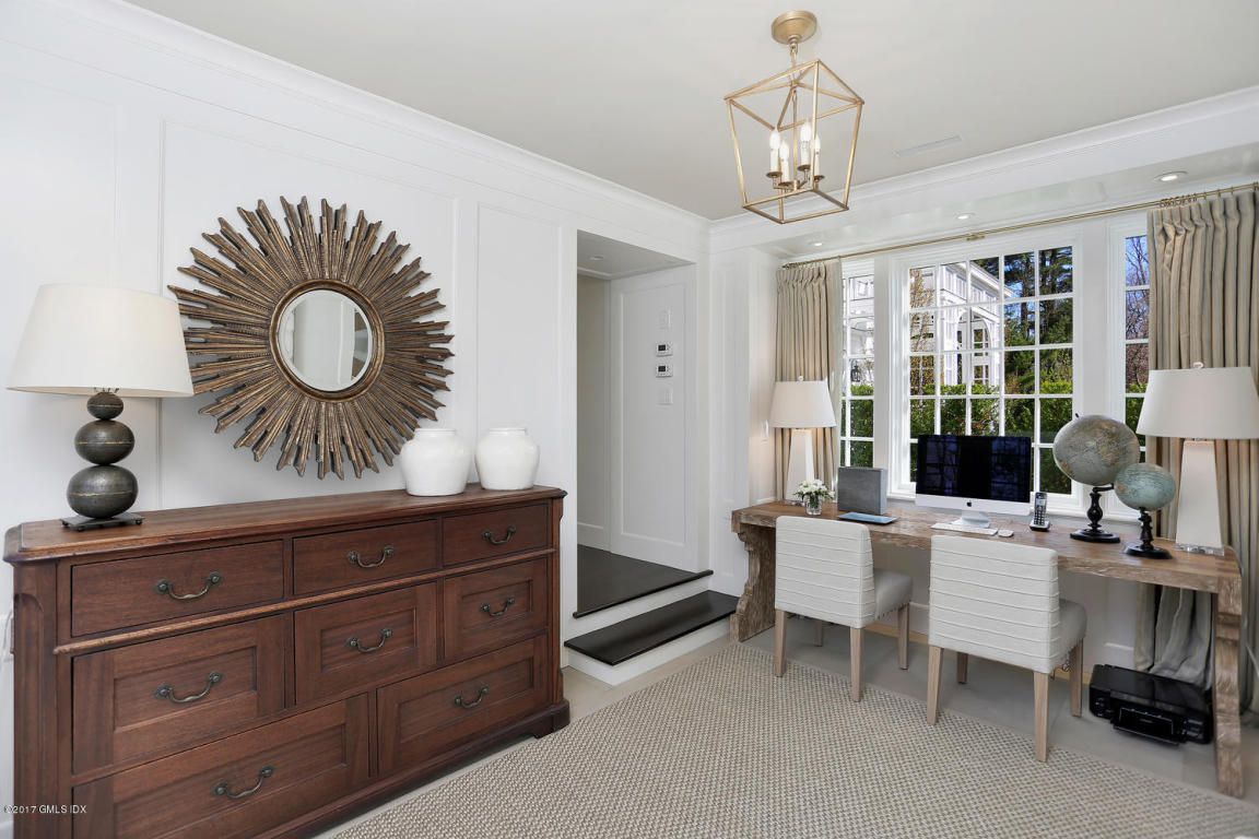 The zebra and the chair are still out at another staged house, but they managed to snag the mirror - that just might be sufficient 