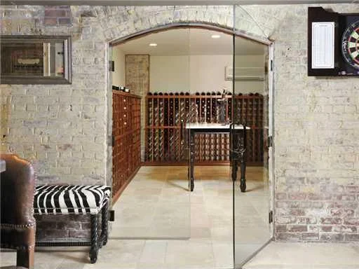 Zebra in the wine room (h/t, "WICKETS" for POINTING this out)