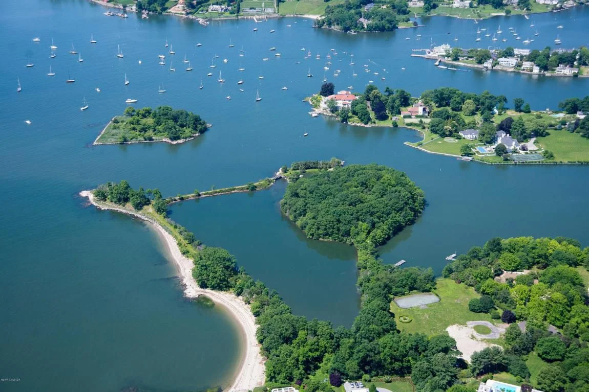 When the leaves Are down, you can see Long Island sound