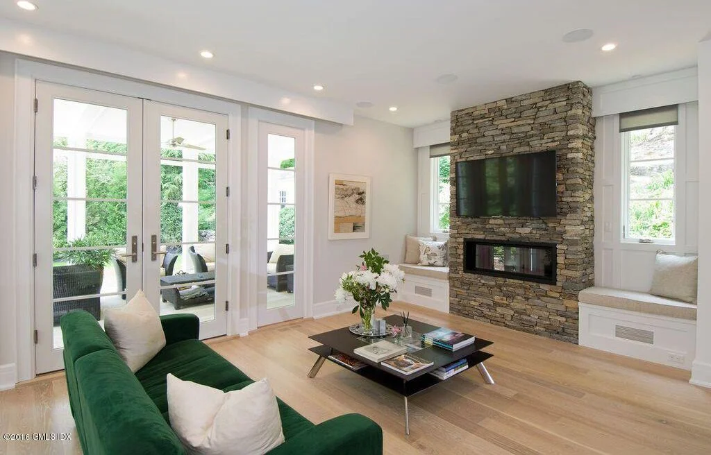 As well as a window where a chimney might be