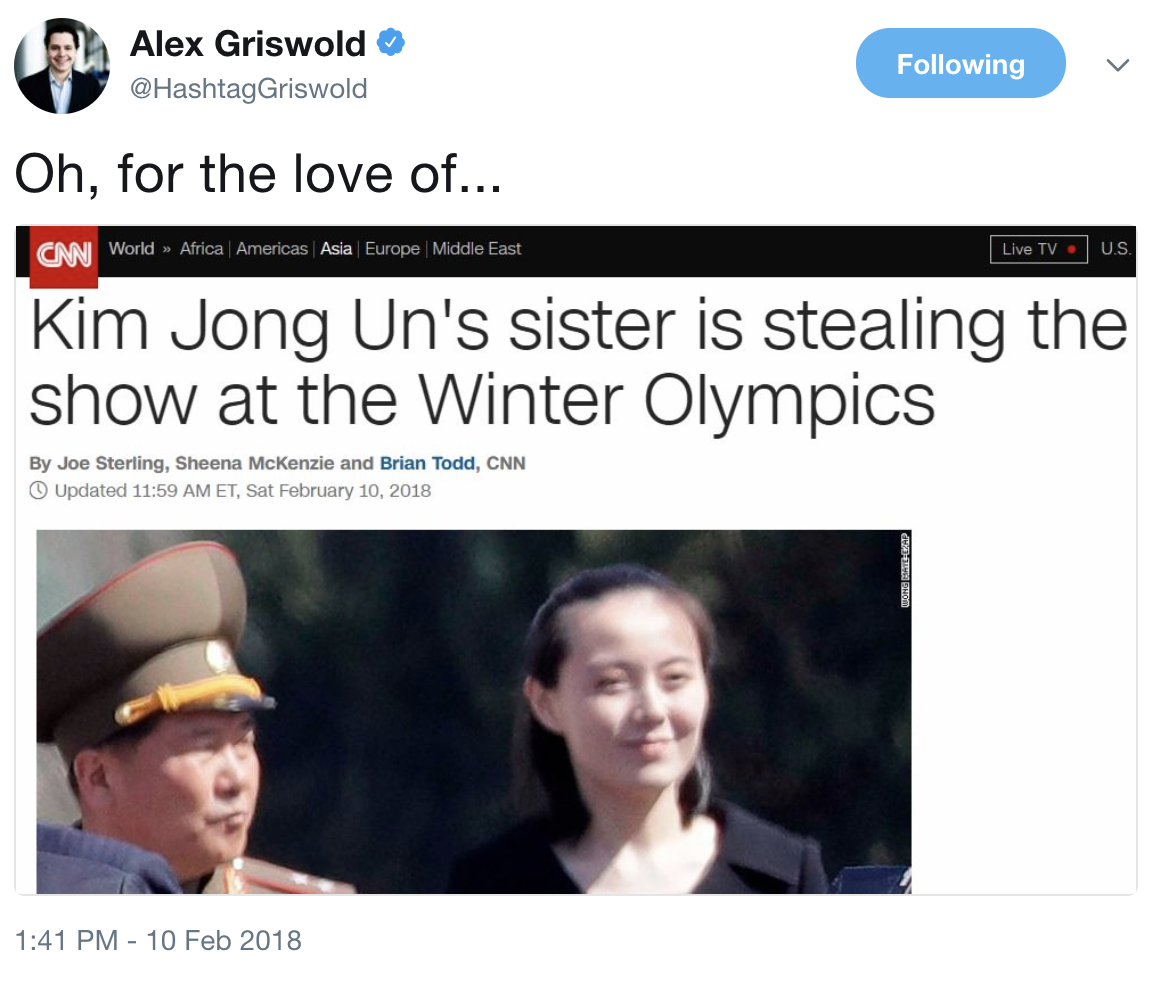 Too bad about her brother and uncle (executed by nerve gas and anti-aircraft gun, respectively), but hey, omelettes and broken eggs, and all that. Otto Warmbier was not available for comment.
