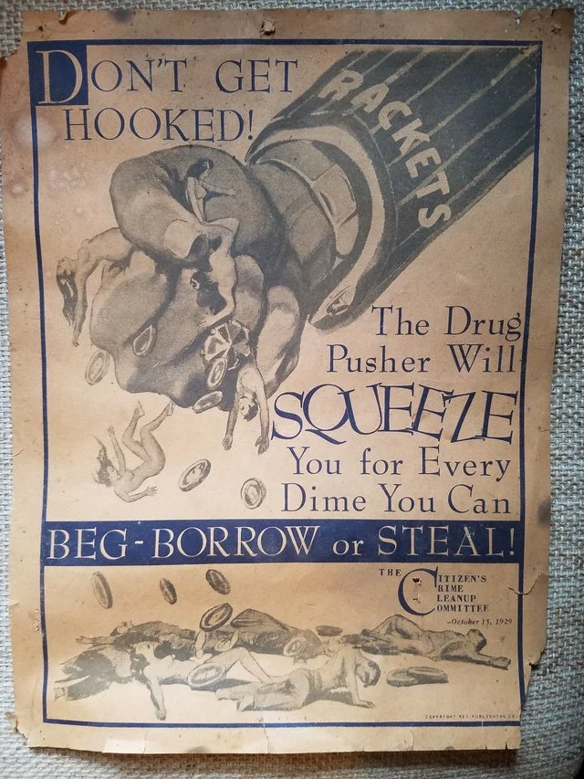 new state-mandated poster at nathaniel witherell’s entrance