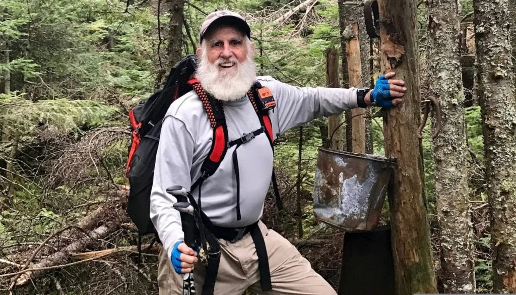Dale Sanders — “when I started this hike I was a slaveowner — God only knows what they’ve been up to while I’ve been away!”