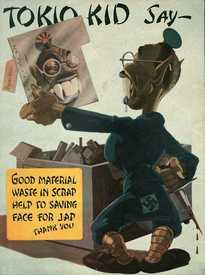 Should this recycling poster be toned down?