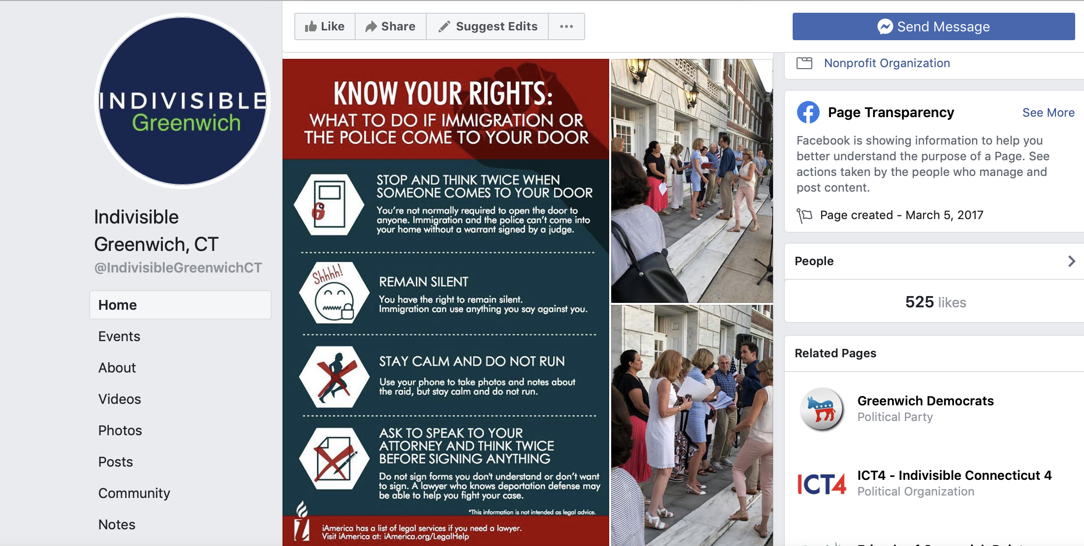 Lest we forget: Greenwich Invisible’s Facebook page