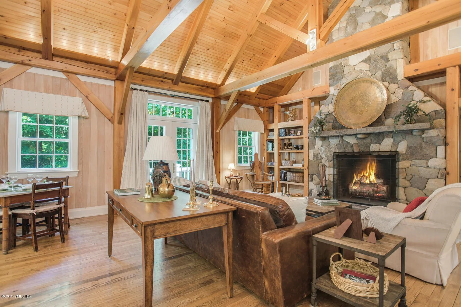 I always caution my clients against making guest cottages too comfortable: guests, unwanted relatives and adult children may be tempted to linger beyond Ben Franklin’s three-day deadline. Still, …nice.