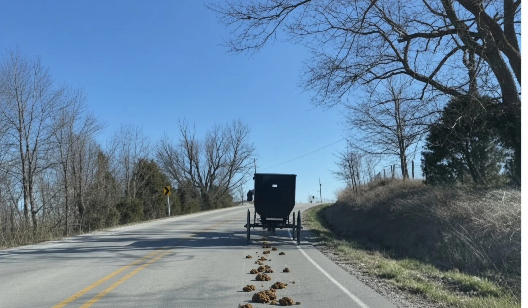 Possibly because it's in Stamford, but I always misread "Mayapple Road" as "Road Apple"