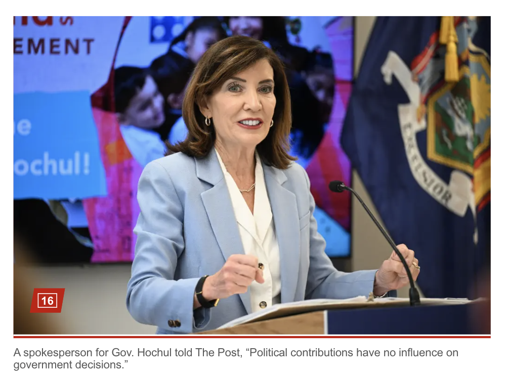 Not to worry, "these are gifts from Patriotic Americans who only want to express their love and affection for me, and their donations have absolutely no influence on me or any other Democrats”.