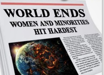World ends; women, minorities hardest hit — Christopher Fountain