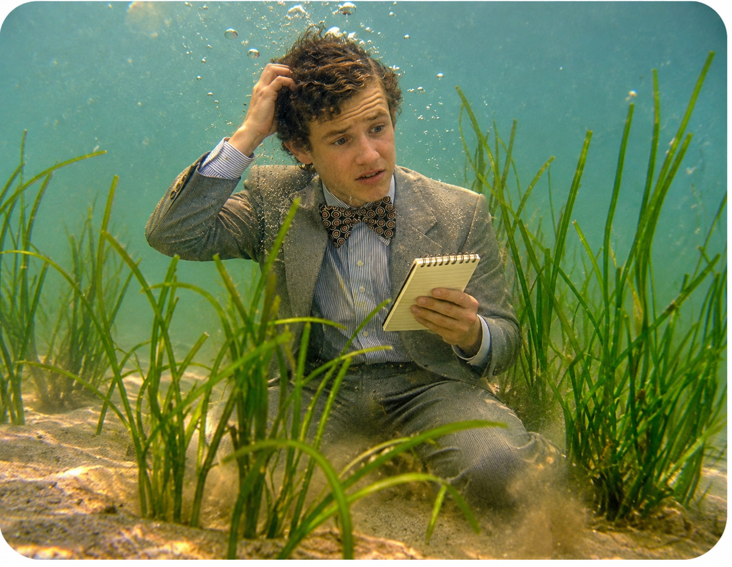 Puzzled Reporter Beneath the Seagrass.png