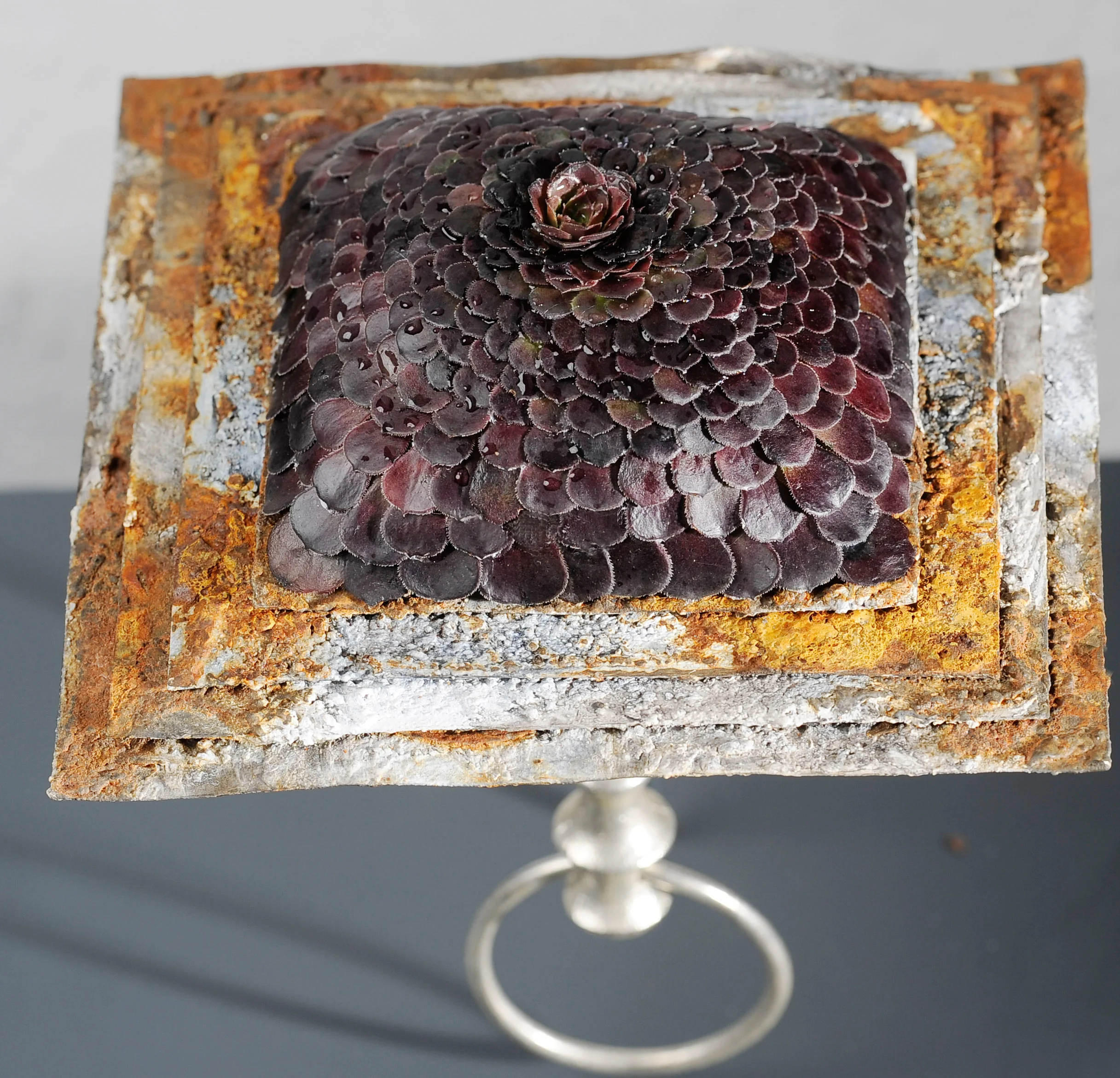 Dass auch Dinge mit Patina zum attraktiven Brautschmuck werden können, bewies Vanessa Deppeler aus Zürich/CH mit ihrer Meisterarbeit.