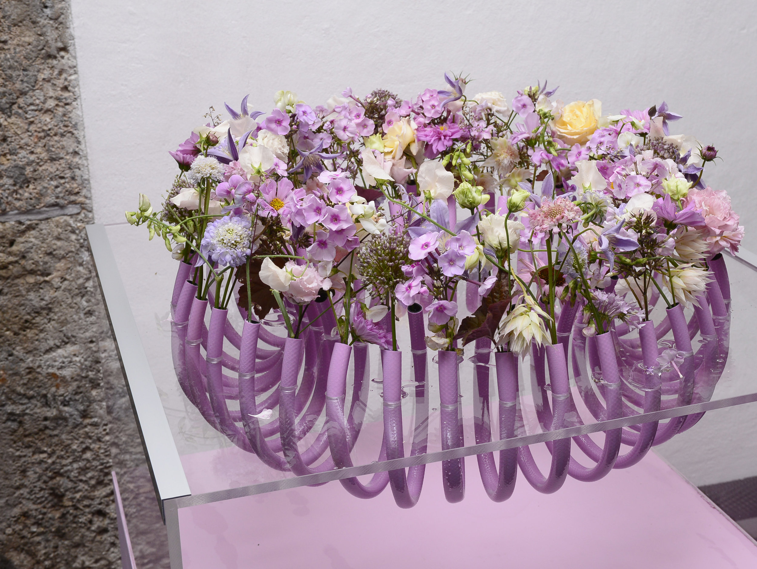  Valentina Messmer verknüpfte Innovation und die Zuneigung zu zarten Blütenformen. 