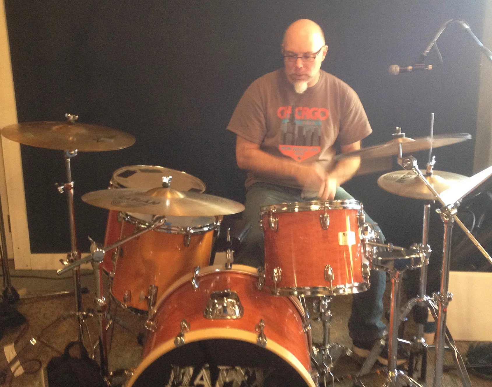 Paul during December 2016 rehearsal.
