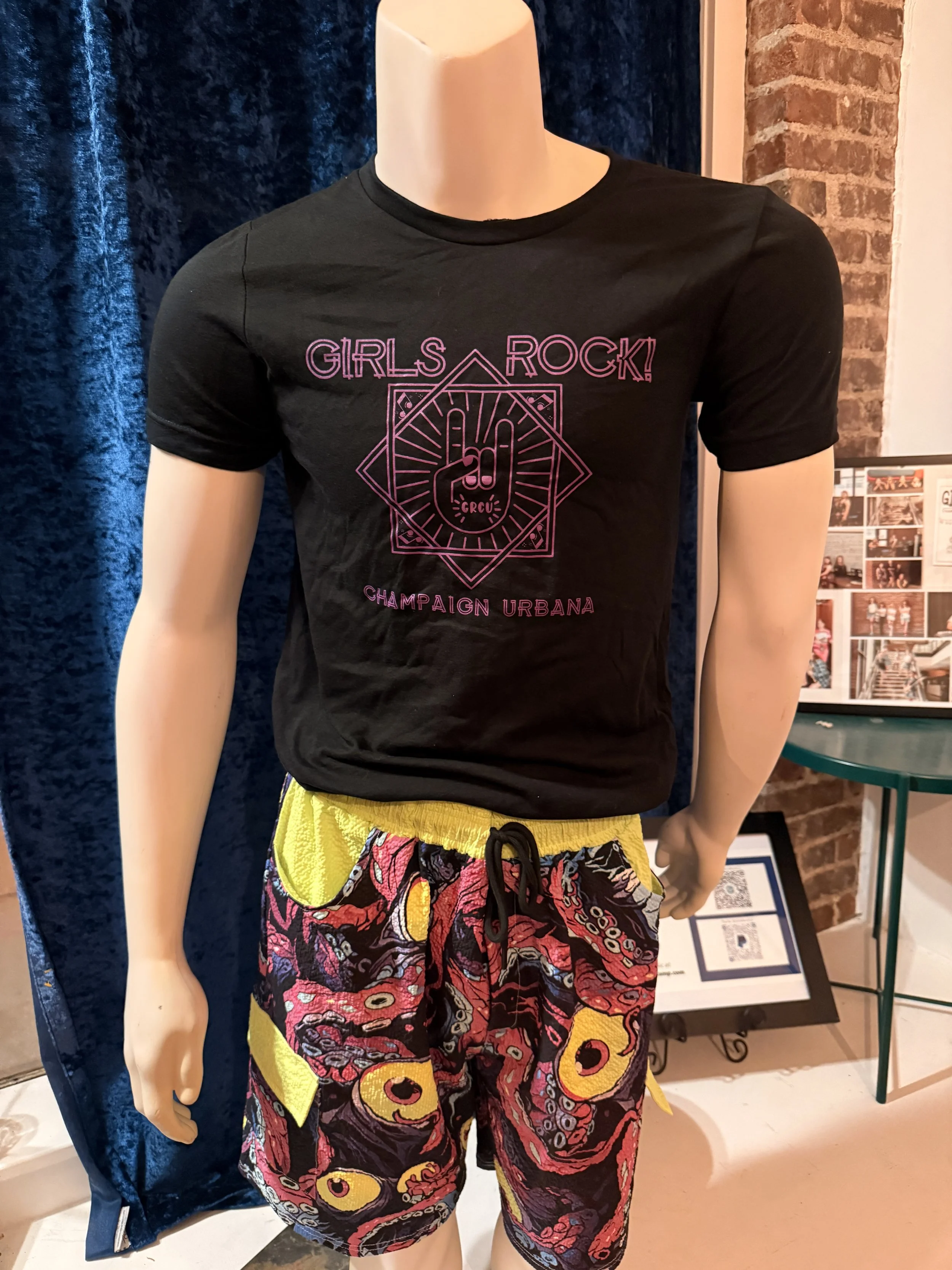 Girls Rock! CU T-Shirt - Black
