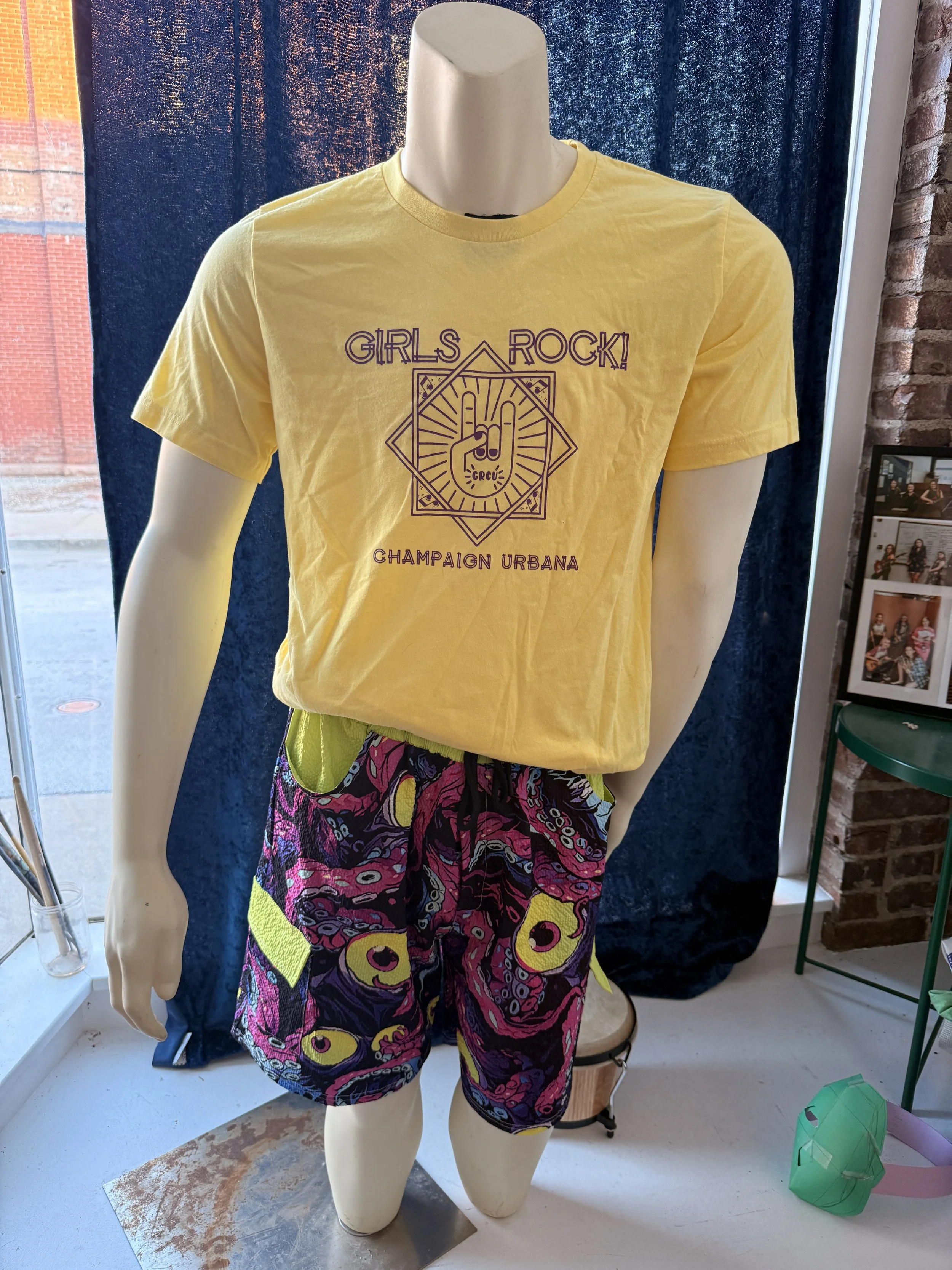 Girls Rock! CU T-Shirt - Yellow