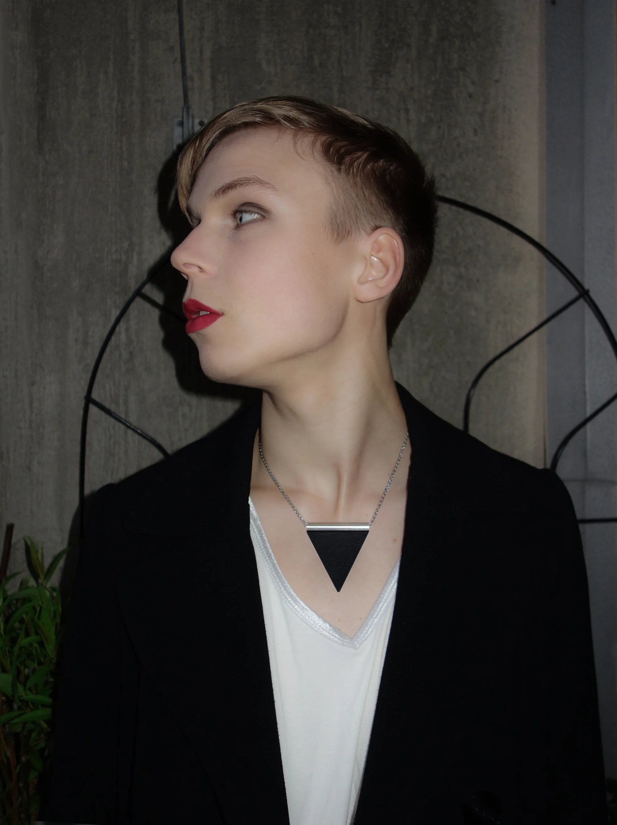 Triangle necklace