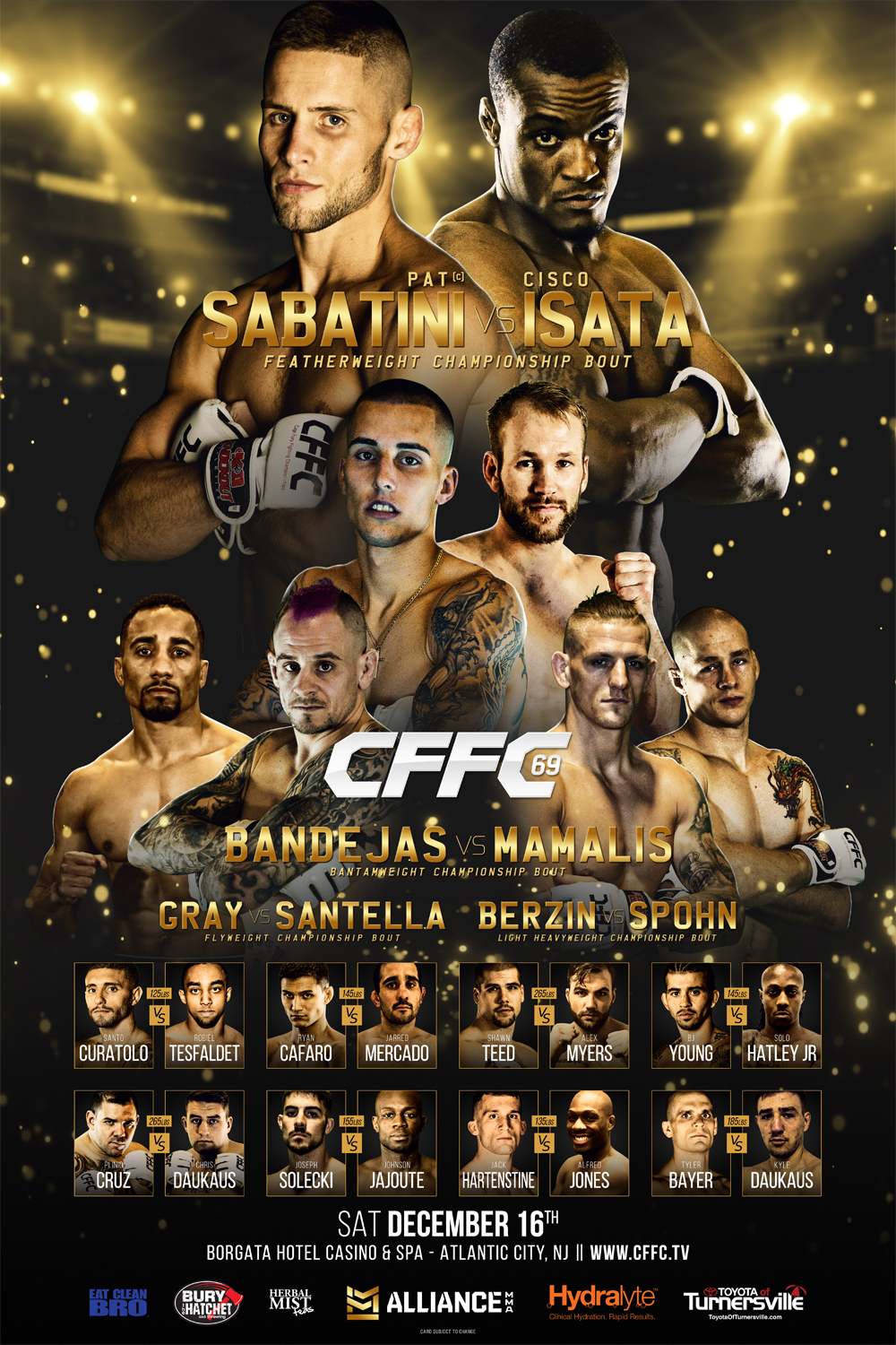 CFFC 69 Tickets — Cage Fury Fighting Championships