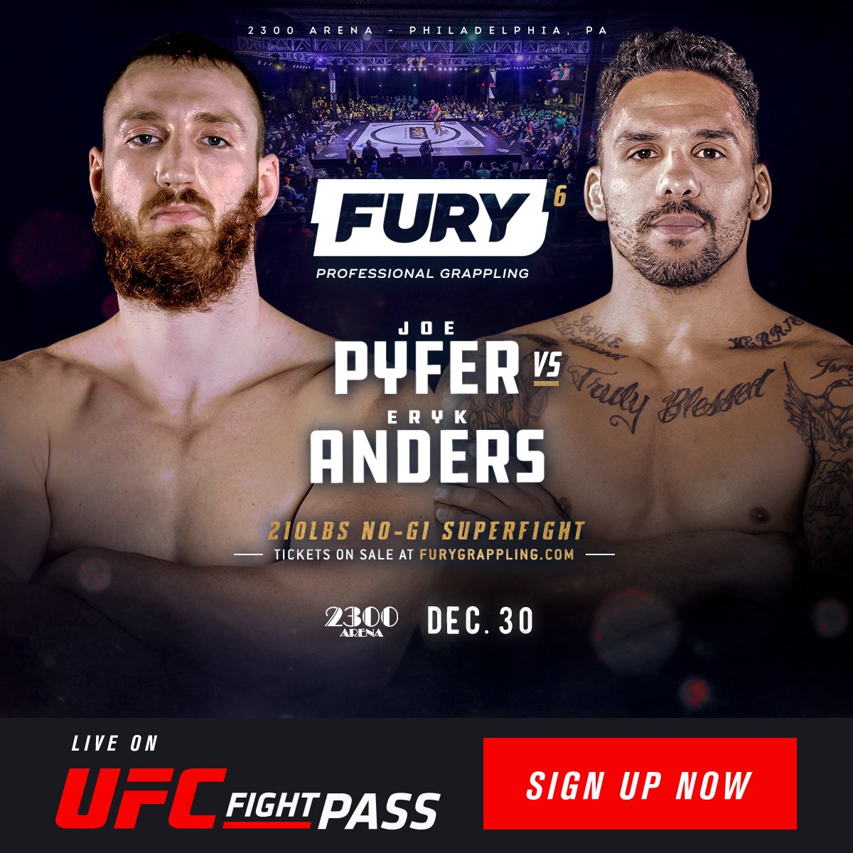 FURY Professional Grappling returns for blockbuster year-end event on Friday, December 30 — Cage Fury Fighting Championships