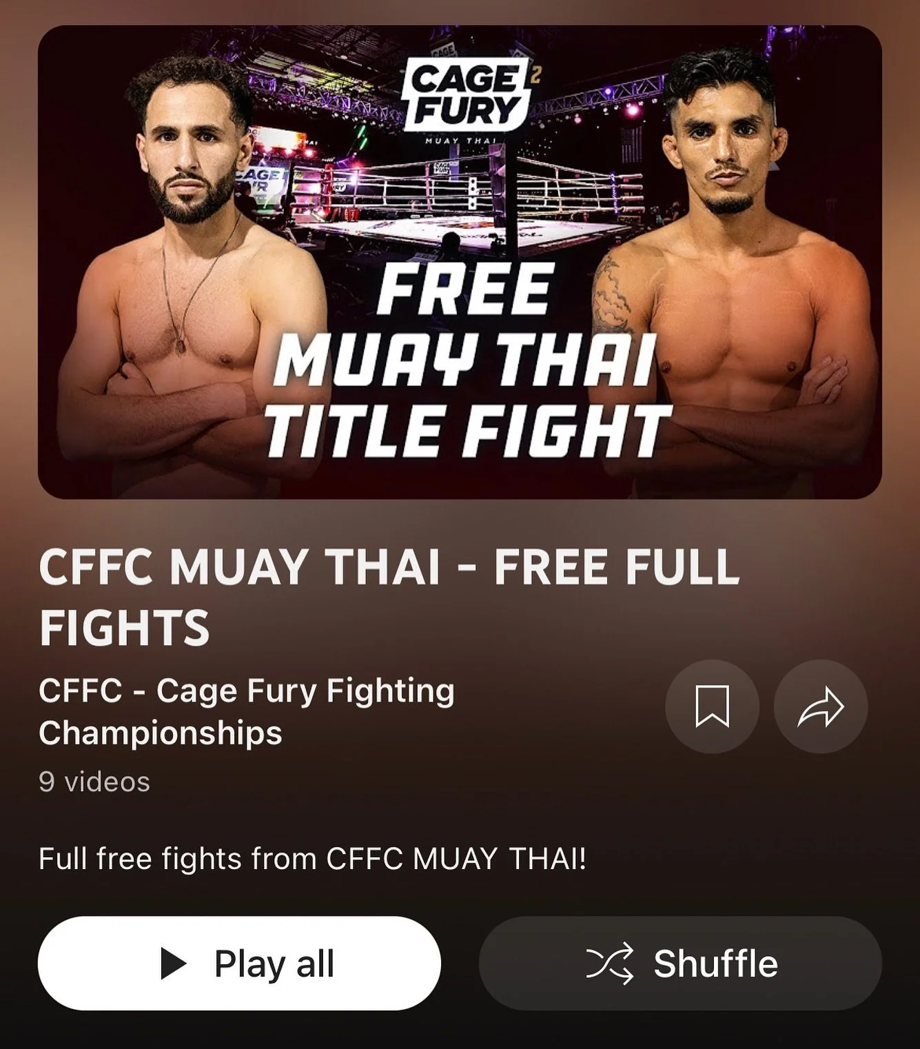 🚨 Full fight videos from Saturday&rsquo;s CFFC MUAY THAI 2 will be premiering on the CFFC YouTube channel today - subscribe for notifications and watch the videos at the link in our bio!