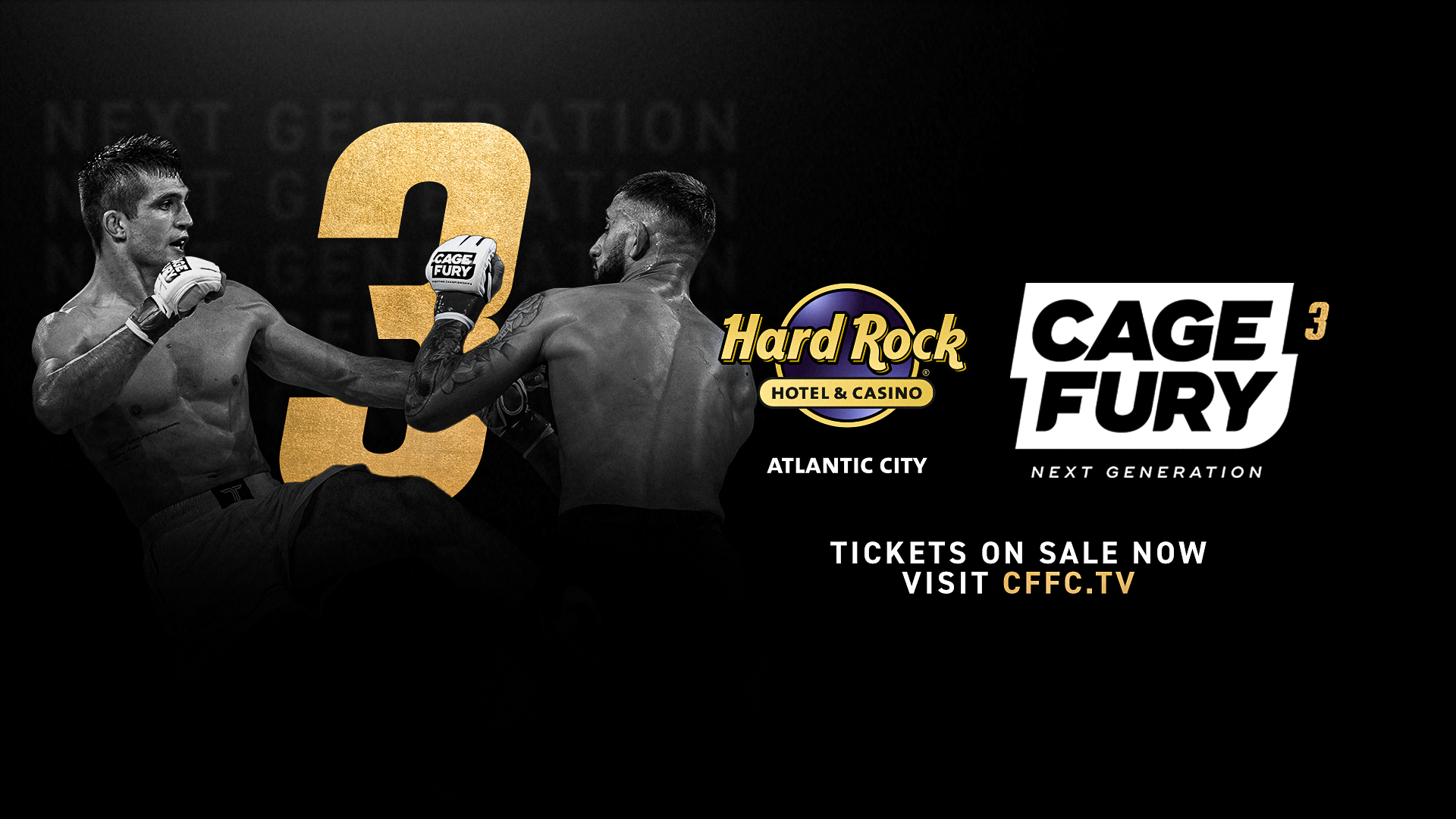 Cage Fury Fighting Championships' thrilling Next Generation series returns to Hard Rock Hotel &amp; Casino Atlantic City on Saturday, May 2