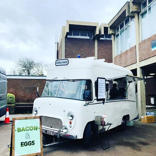Love this little fella! The breakfast ambulance at yesterday&rsquo;s @midcentury_modern  vintage furniture fair @dulwichcollege

#vintageambulance #midcenturymodernshow 
#myfavouritism
.
.
.
.
.
.
#byinvitationonly #membersonly #vip #viponly #afewofm