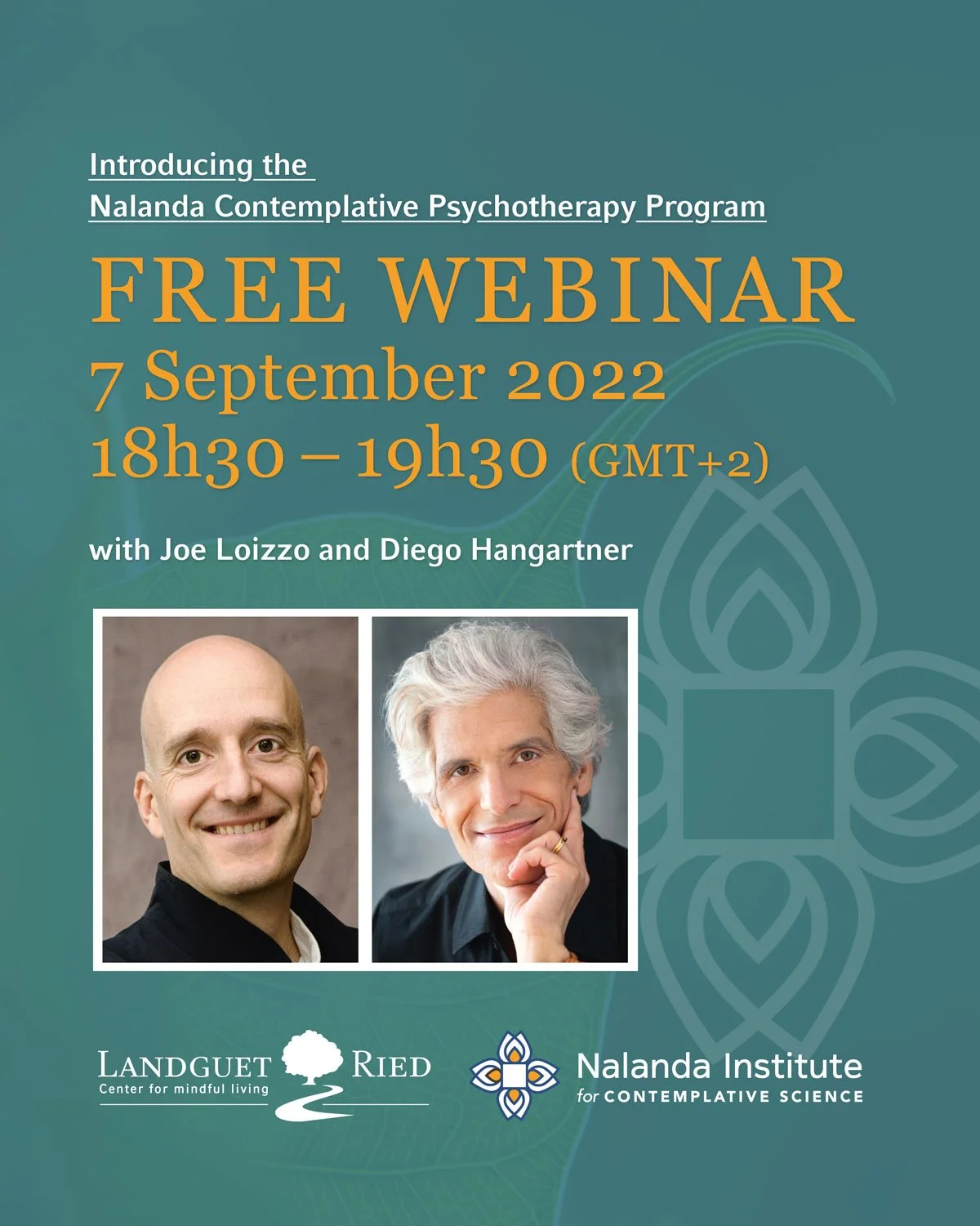 FREE WEBINAR with Joe Loizzo and Diego Hangartner