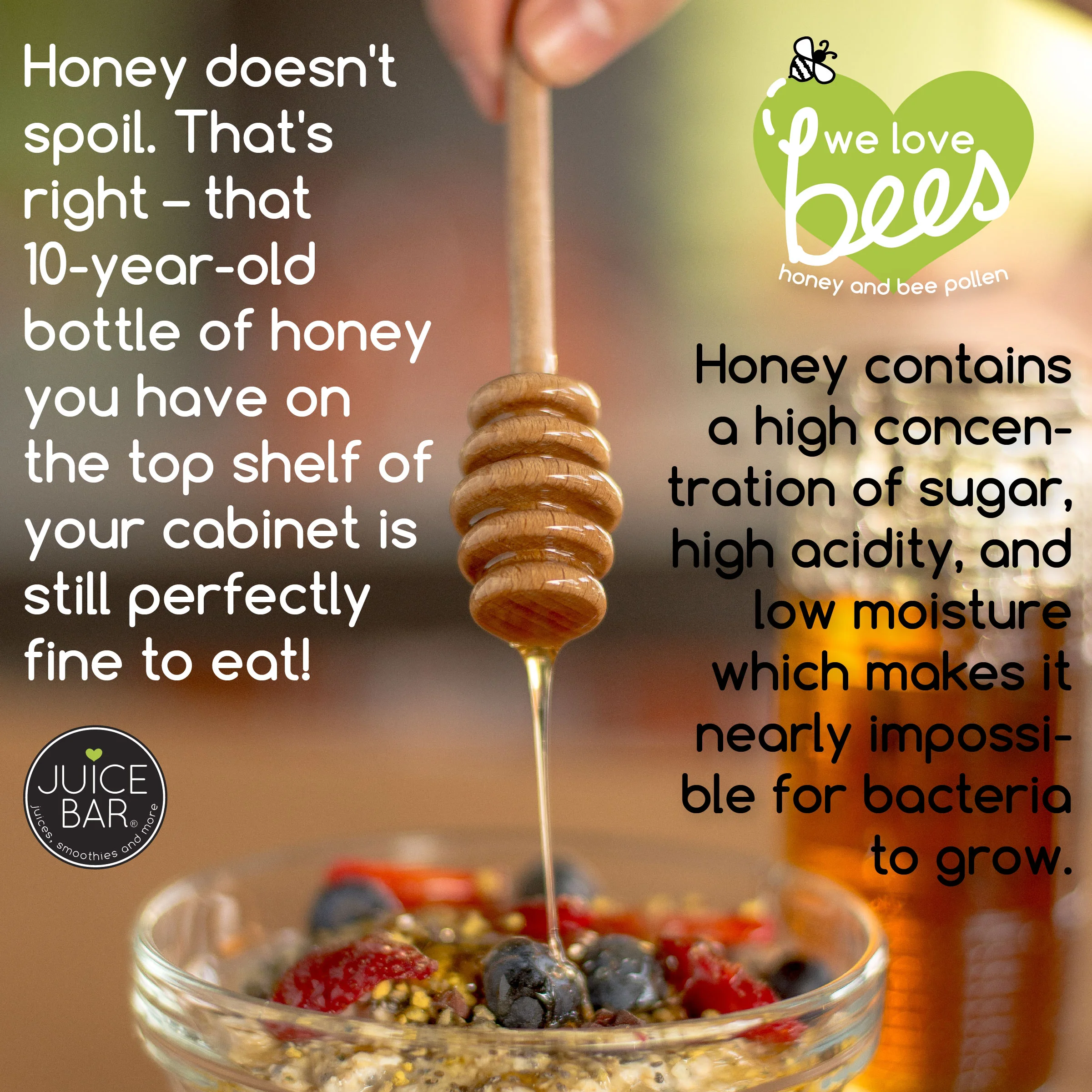 Honey And Pollen Fun Facts I Love Juice Bar