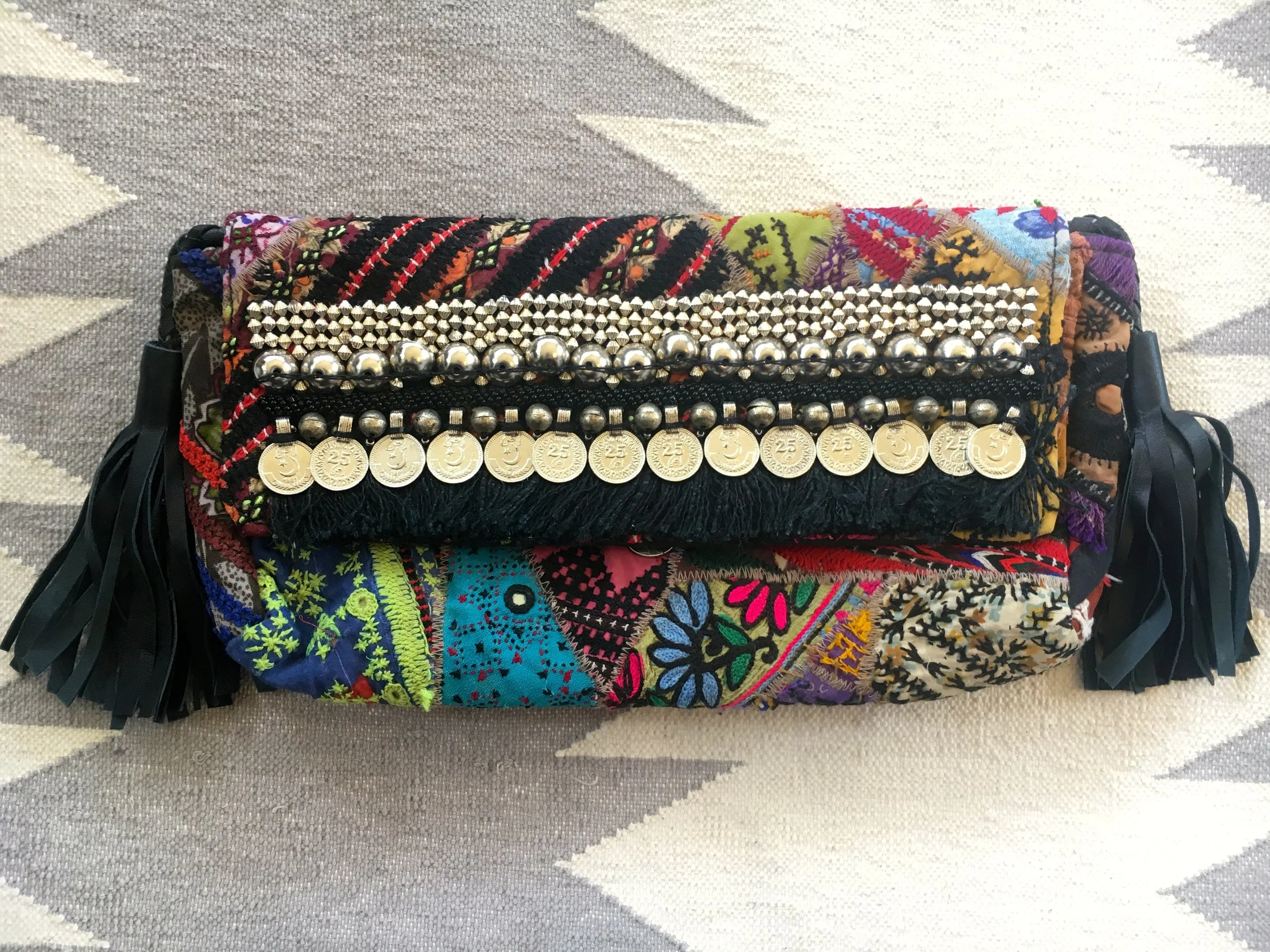 Small Boho Clutch